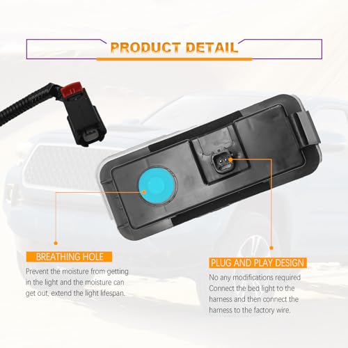 Kit de luces LED para caja Toyota Tacoma 2020-2023 miniatura 3
