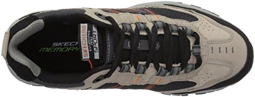 Skechers Sport Men's Vigor 2.0 Trait Memory Foam Sneaker, Taupe/Black, 9 M US | Image 4