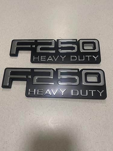 2pack New 250 Heavy Duty Emblems Left Right Side 3D Badges Compatible with 250 Nameplate
