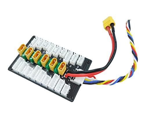 Placa paralela XT30 con conector de balanceo seguro 2S-4S 30A para IMAX e ISDT 4
