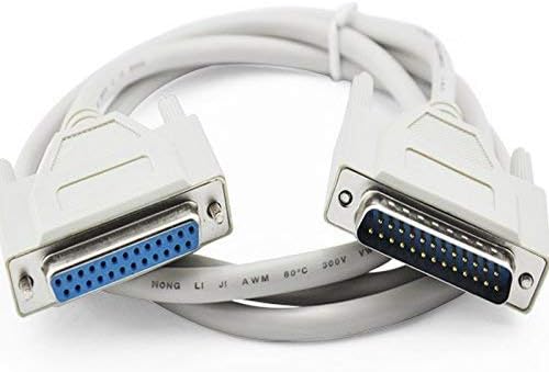 DB25 25Pin 25 Pin Parallel Male to Female LPT Printer DB25 M-F Cable 4.6ft