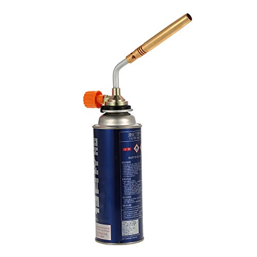Maçaricos,mewmewcat Outdoor Versátil butano Burner solda Blower Welding BBQ Torch Culinary Isqueiro