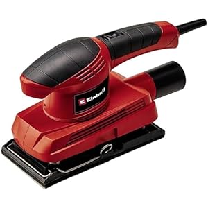 Einhell orbital sander TC-OS 1520 (150W, 23,000 rpm vibration rate, hook and loop adhesion and clamping device, dust extraction adapter, incl. 3 pcs. sandpaper)