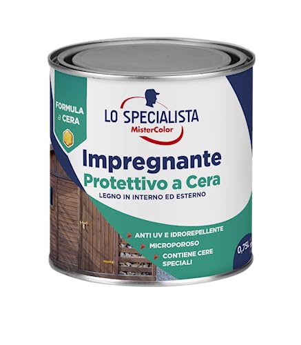IMPREGNANTE ACQUA CERA, 0,75L, NOCE