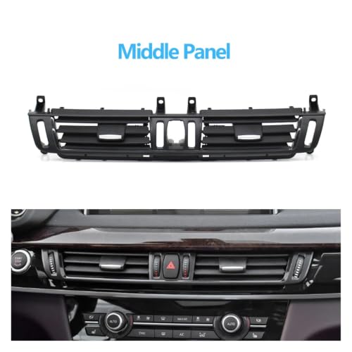 Rejilla de salida central AC para panel central de coche X5 X6 M F15 F16 cubierta de ventilación 2