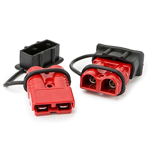 Driver Recovery Products 2-4 Gauge Battery Quick Connect/Disconnect (2 Pack) 175 Amps Wire Harness Plug For Winch Or Trailer #TOP1