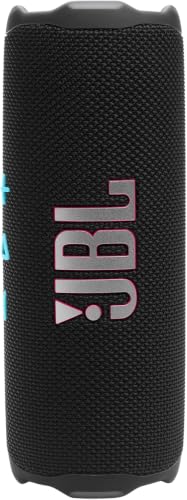 JBL FLIP 7 / ポータブルスピーカー/Bluetooth対応 / IP68 防塵防水/USB-C/アプリ対応/ストラップ・カラビナ付属/AURA CAST マルチスピーカー接続/ファンキーブラック / JBLFLIP7BLKO