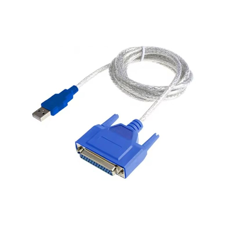 USB Male To Female Serial DB25 25Pin Converter Computer Printer Cable – 1.5 Meter-image-35