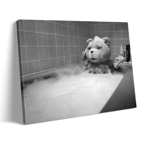 B.B.F MAKE Funny Comedy Movie Framed Canvas Wall Art for Bathroom & Dorm