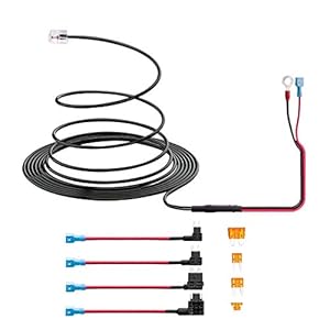 Radar Detector 10ft Hardwire Kit for Escort Valentine One Uniden Beltronics | 4 Sizes of Tap a Fuse included | Quick…