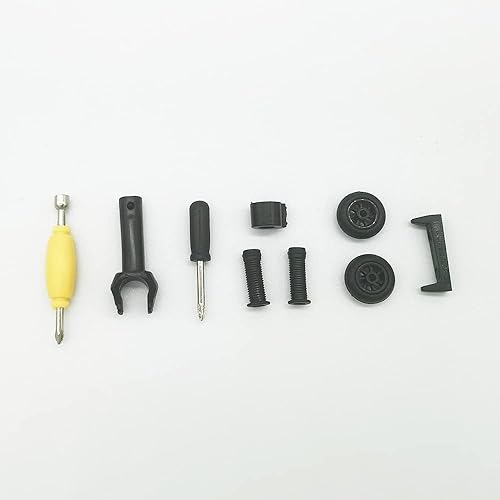 Miniatura 7 de Scooter de dedo con herramientas y zapatos, paquete de accesorios de tabla, 1 juguete negro para niños (scooter negro) Scooter negro,Scooter rojo