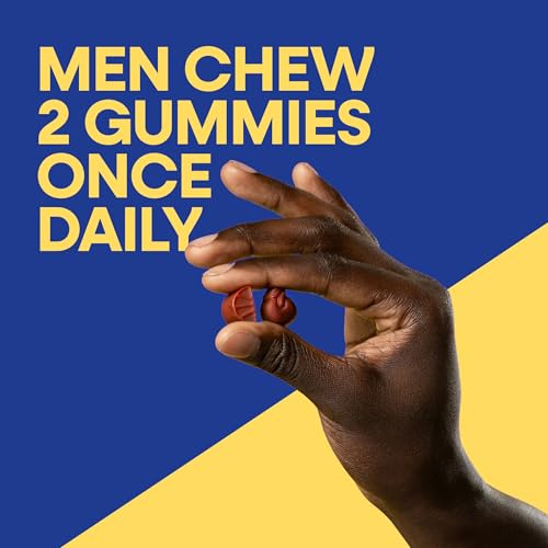Nature's Way Alive! Men’s Multivitamin Gummy, Vitamin A, C, D3, Zinc,150 ct | Daily Vitamin Gummies for Men, Supports Cellular Energy Metabolism, Immune Health, Muscle Function*, Vegetarian