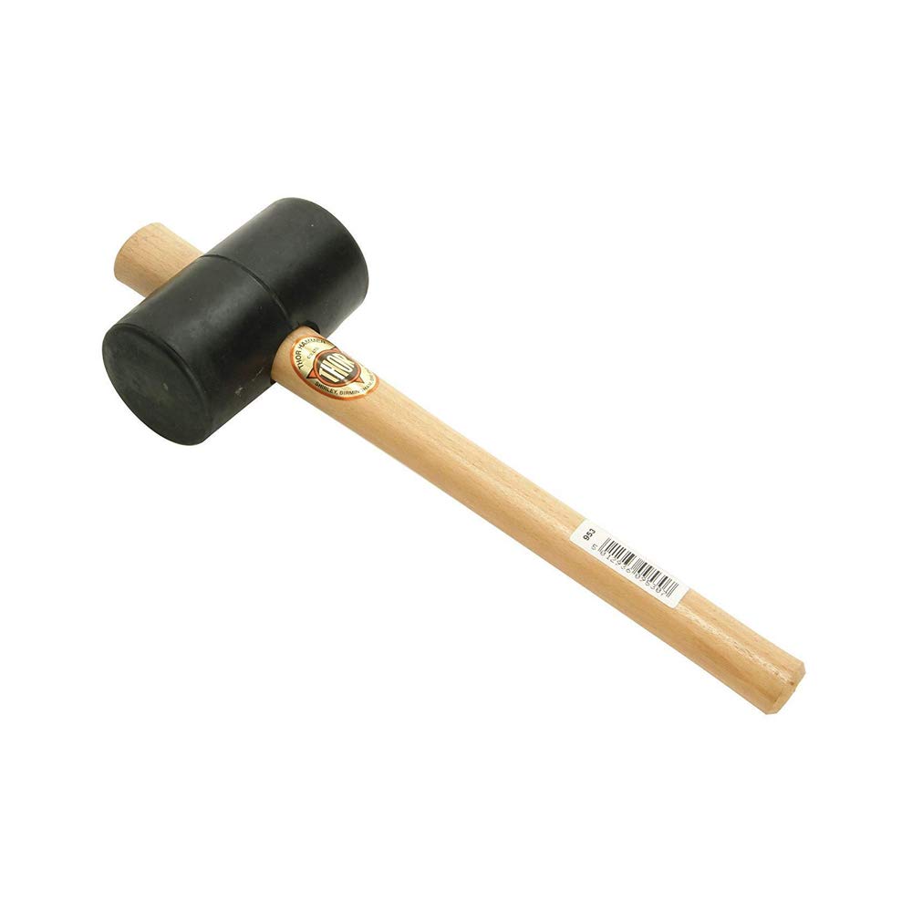 THOR 954W (3") WHITE RUBBER MALLET Hammer Head (3in)