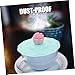 PHENOFICE 4pcs Silicone Cup Lids with Rose Design Food Grade Covers for Tea Random Colors Airtight Seal for All Cup Types