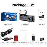 Diamond Lark 2K Front Dash Cam with WiFi, 1440P Car Camera Dashcam with 32GB SD Card, 1.47” LCD Screen, APP Control, 170°Wide Angle, 24H Parking Mode, G-sensor, Loop Recording, Detachable Bracket - Image 6