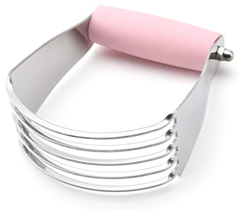 Image of Spring Chef Medium Dough Blender Hand Tool - Pastry Cutter - Pink Lemonade