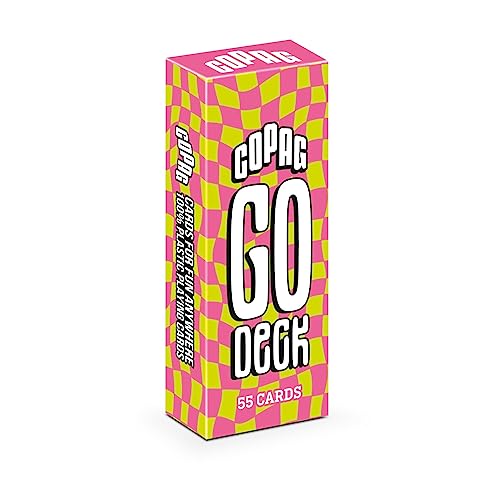 Copag Go Deck 100% Plastic Travel Playing Cards Regular Index (Chess)