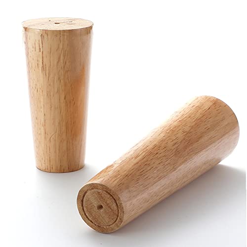 Patas de sofá de madera con tornillos para elevar y estabilizar armarios y camas 5