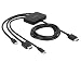 Produktbild Delock Multiport 3 in 1 Adapterkabel mit USB C, Mini Displayport und HDMI auf HDMI 4K, 1,8 m, Ideal für Beamer und Präsentationen, 85830