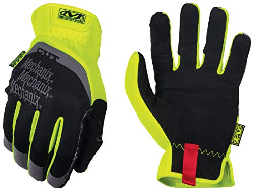 Mechanix Wear FastFit® E5 Gloves (Medium, Black/Fluorescent Yellow)