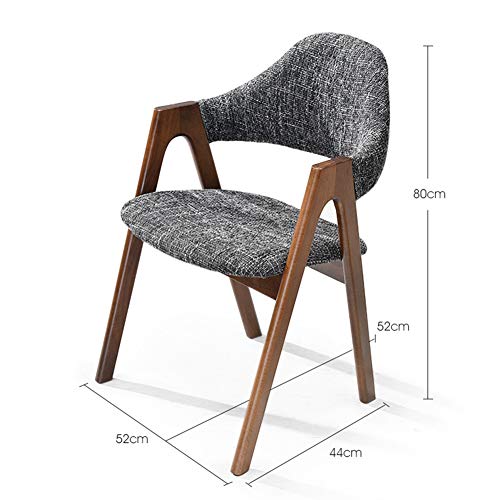 Stools Footstool Work Stool Step Stool Creative Small Stool Solid Wood High Elastic Sponge Solid Wood Cloth Dressing Fashion Bench ZHANGQIANG (Color : Ash)