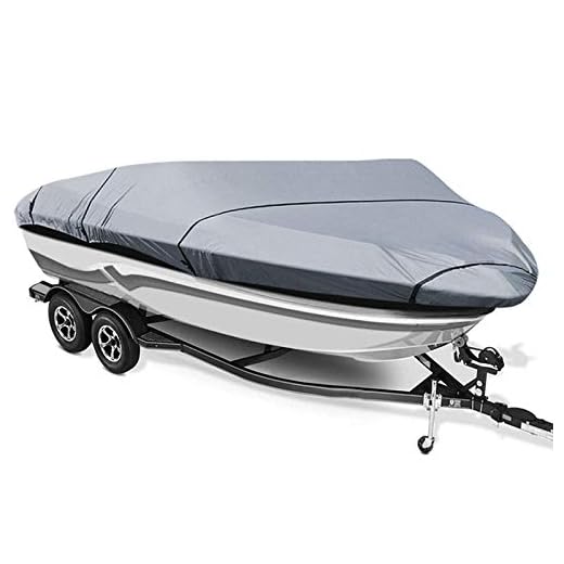 Båtskydd, släpbart båtskydd 600D marinkvalitet passar V-skrov Tre-skrov Runabout båtskydd (grå 670 * 254CM)