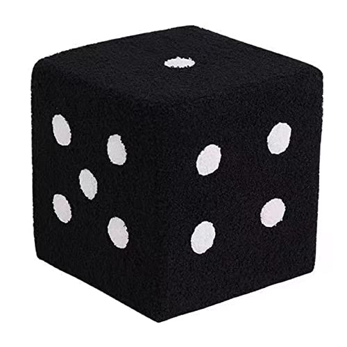 Tabouret cube en polaire douce pour salon et maquillage Cocoarm - 4
