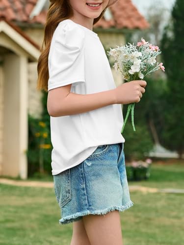 Image of Imily Bela Kids Girls Puff Short Sleeve T Shirts 5-14 Years
