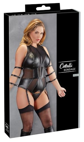 Body bondage noir Cottelli 26426201061 en taille 2XL