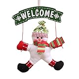 Verkleiden Sie Ihre Party: Weihnachts-Türschild zum Aufhängen wird Ihre Gäste beeindrucken. Füllen Sie Ihren Esstisch mit unseren schönen Türaufhängern und verleihen Sie Ihrer Weihnachtsparty eine festliche Note