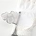 RNXRZANK Golf Glove, Golf Accessories, Sports Comfortable No Sweat, Soft Leather Left Hand Glove, Ladies Player Glove, White Color Golfer Supplies, Outdoor, 18cm