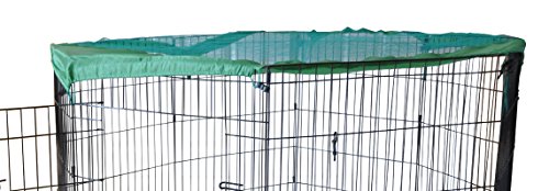 Cool Runners Wire X Pen for Dogs Universal Sun/Rain Cover Security Top