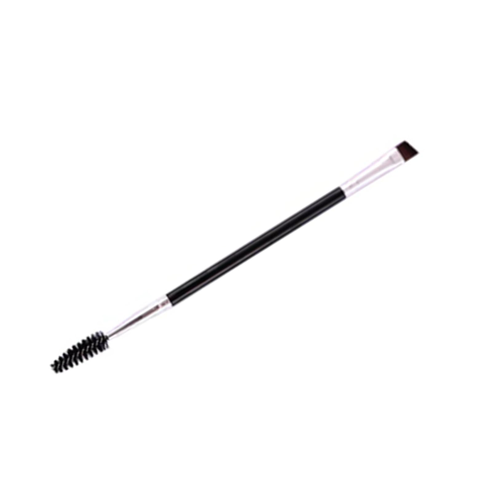 Double Ended Eyebrow Brush Double Ended Eyebrow Brush Angled Brow Brush with Spoolies Portable Makeup Tool