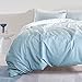 SLEEP ZONE Bedding Duvet Cover Sets Printed Ombre Color 120gsm Ultra Soft Zipper Closure Corner Ties 3 Pieces, Ombre Grey Blue, Full/Queen (90x90 inch | 2 Pillow Shams)