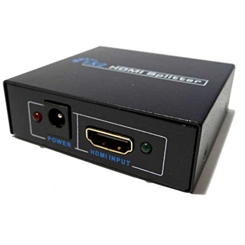 Adaptador Hdmi 1.4 Splitter Duplicador 2x monitor Full Hd 3D Imagem Xbox Playstation