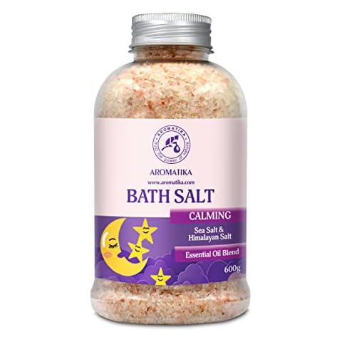Beruhigendes Badesalz 600g mit Ätherischen Ölen Sandelholz & Lavendel und Bergamotte Cover