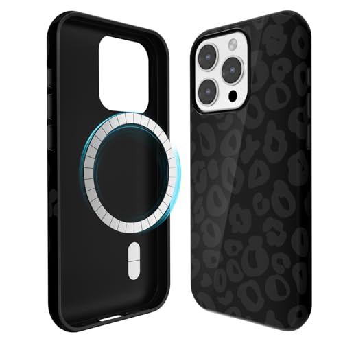 Coque iPhone 14 Pro Svanove guépard compatible MagSafe pour femme