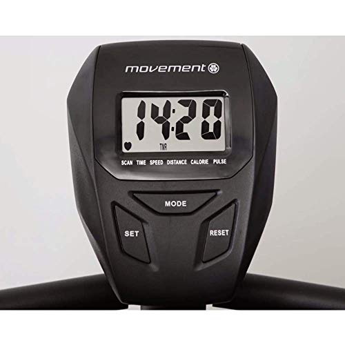 Eliptico Movement E2 Preto com Display LCD