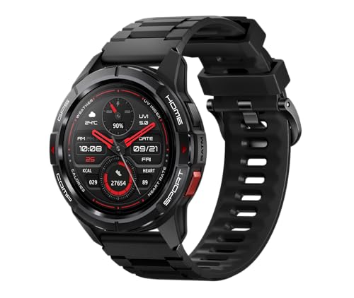 Mibro GS Active orologio da corsa GPS con AMOLED da 1,3',20 Giorni di Durata Batteria, smartwatch sportivo 5 ATM impermeabile,150+ modalità sportive, Navigazione,Ciclismo,Sci, Nuoto