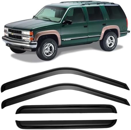 Window Visors Rain Guards For Chevy Tahoe/GMC Yukon/Cadillac Escalade 2000-2006