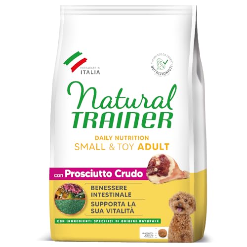 Natural Trainer Small&toy Cibo per Cani Adulti con Prosciutto crudo, 7 kg (Confezione da 1)