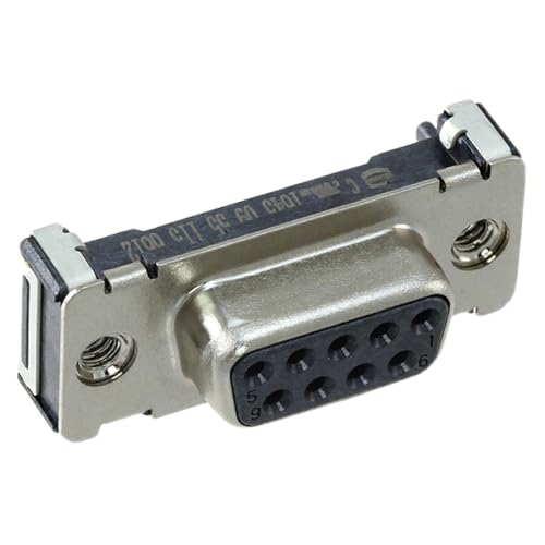 Pack of 2 09551156612741 Connector D-Sub 9 Position Receptacle SMD SLDR :RoHS, Cut Tape