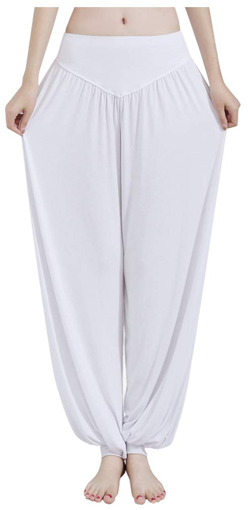 ARJOSAWomen's Yoga Harem Pants Flare Loose Baggy Wide Leg Lounge Pajama Bottoms