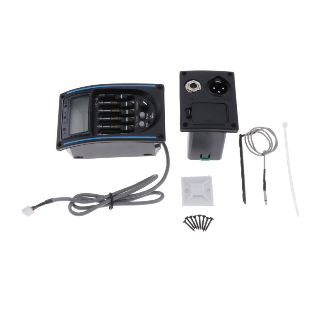 SECRET DESIRE Lc-5 Classical Folk Guitar Eq Equalizer Preamp Pickup Amplifier Accessory