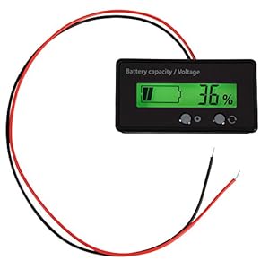 ROSEBEAR Elektrische Batterij Testers, 12 V Waterdichte Indicator Batterij Capaciteit Monitor Meter Spanning Tester…