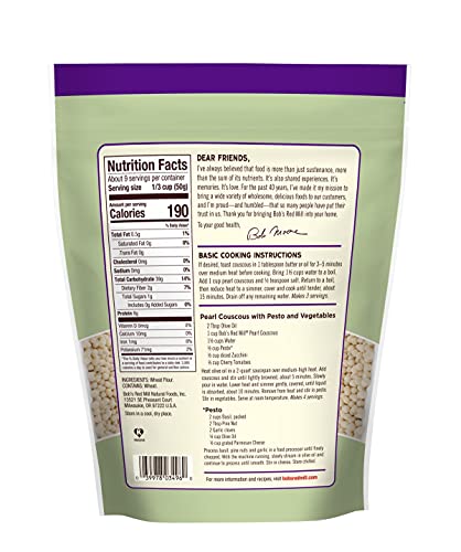 Bob's Red Mill Traditional Pearl Couscous, 16-Ounce (Pack Of 4) #TOP2