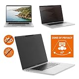 Durable filtr przeciwsłoneczny do MacBook Pro® 15, mocowanie magnetyczne, w zestawie torba i ściereczka do czyszczenia, antracyt, 515457