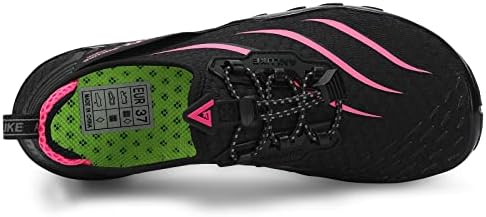 ANLUKE Mens Womens Water Shoes Swim Shoes Aqua Shoes Barefoot Quick-Dry Beach Surf Water Sports Shoes Blackpink 39 | Image 2