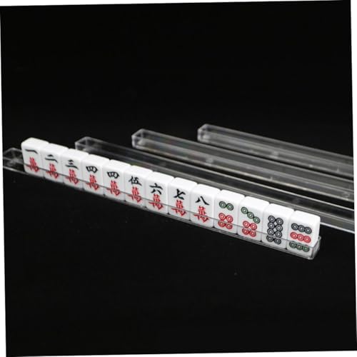 Soportes mini mahjong U-shaped para viaje 4 piezas miniatura 6