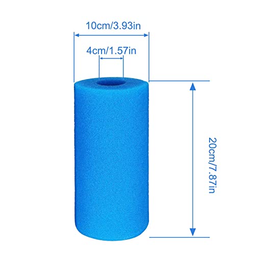 3 Pcs Filtro de Esponja - Filtros de pool reutilizáveis ​​Tipo A,Esponja de filtro de piscina, ferra